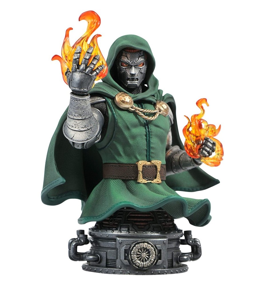 Figura Busto Diamond Select Toys Marvel Comic Los 4 Fantasticos Dr Doom Escala 1 - 7 Bust