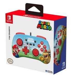 Gamepad Hori Controller Mini Super Mariob Para Nintendo Switch