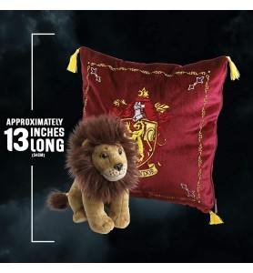 Peluche Pack The Noble Collection Harry Potter Leon Mascota Gryffindor + Cojin Gryffindor