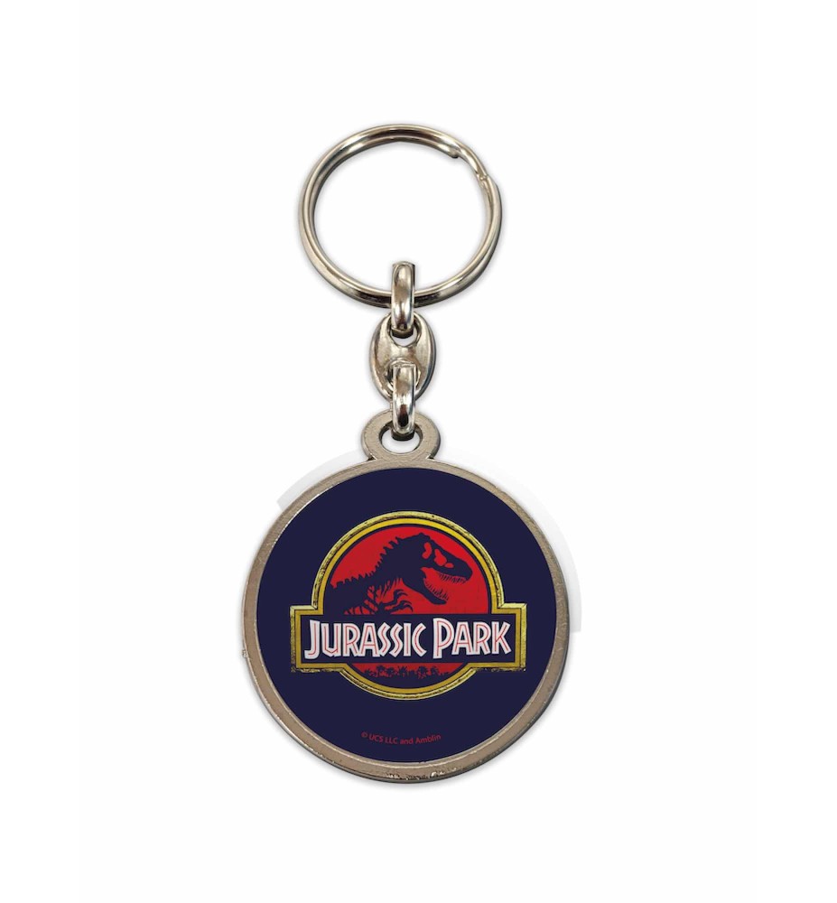 Llavero Redondo Logo Pelicula Jurassic Park