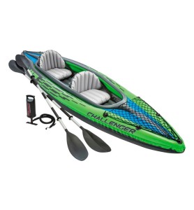 Intex 68306 -  Kayak Hinchable K2 2 Personas Con 2 Remos Y Bomba