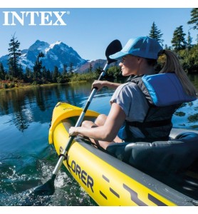 Intex 68307 -  Kayak Hinchable K2 Explorer 2 Personas Con 2 Remos Y Bomba