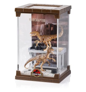 Figura The Noble Collection Jurassic Park Velociraptor Bendyfig Diorama