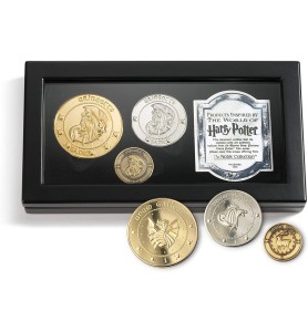 Replica The Noble Collection Harry Potter Monedas De Gringotts Expositor