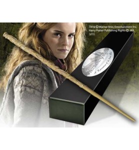 Replica The Noble Collection Harry Potter Hermione Granger Varita Con Caja Y Placa De Identificacion