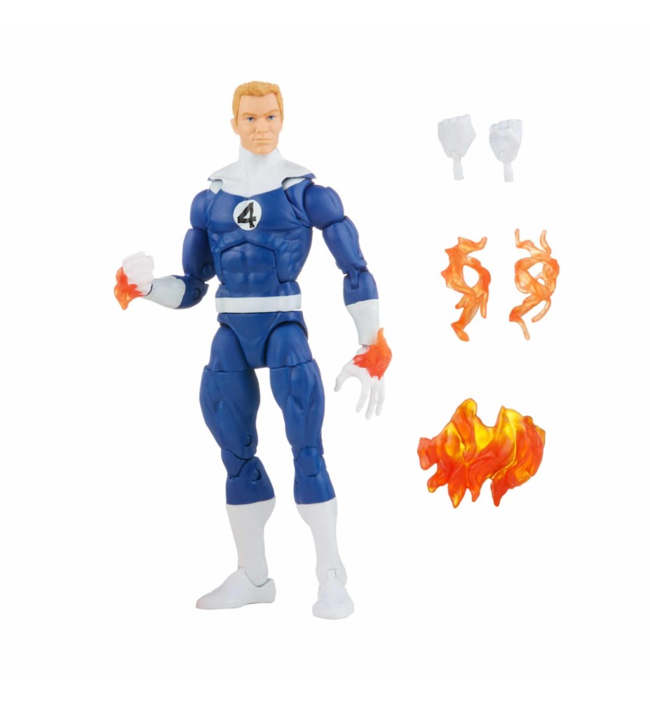 Figura Hasbro Human Torch 15 Cm Fantastic Four Marvel Legends F45955l0