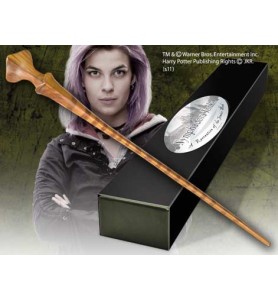 Replica The Noble Collection Harry Potter Nymphadora Tonks Varita Con Caja Y Placa De Identificacion