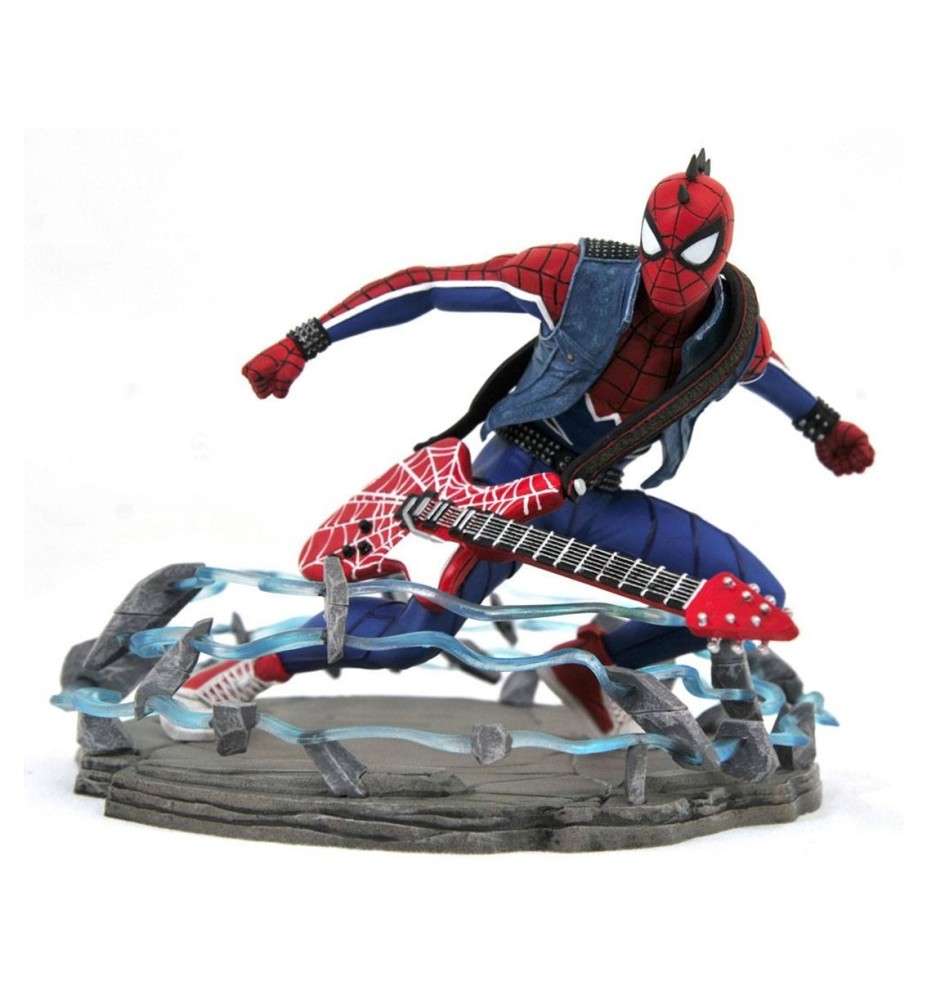 Figura Diamond Select Toys Marvel Gallery Spider - Punk Diorama