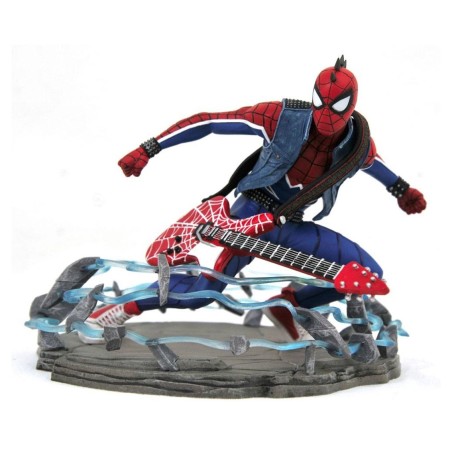 Figura Diamond Select Toys Marvel Gallery Spider - Punk Diorama