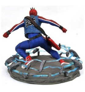 Figura Diamond Select Toys Marvel Gallery Spider - Punk Diorama