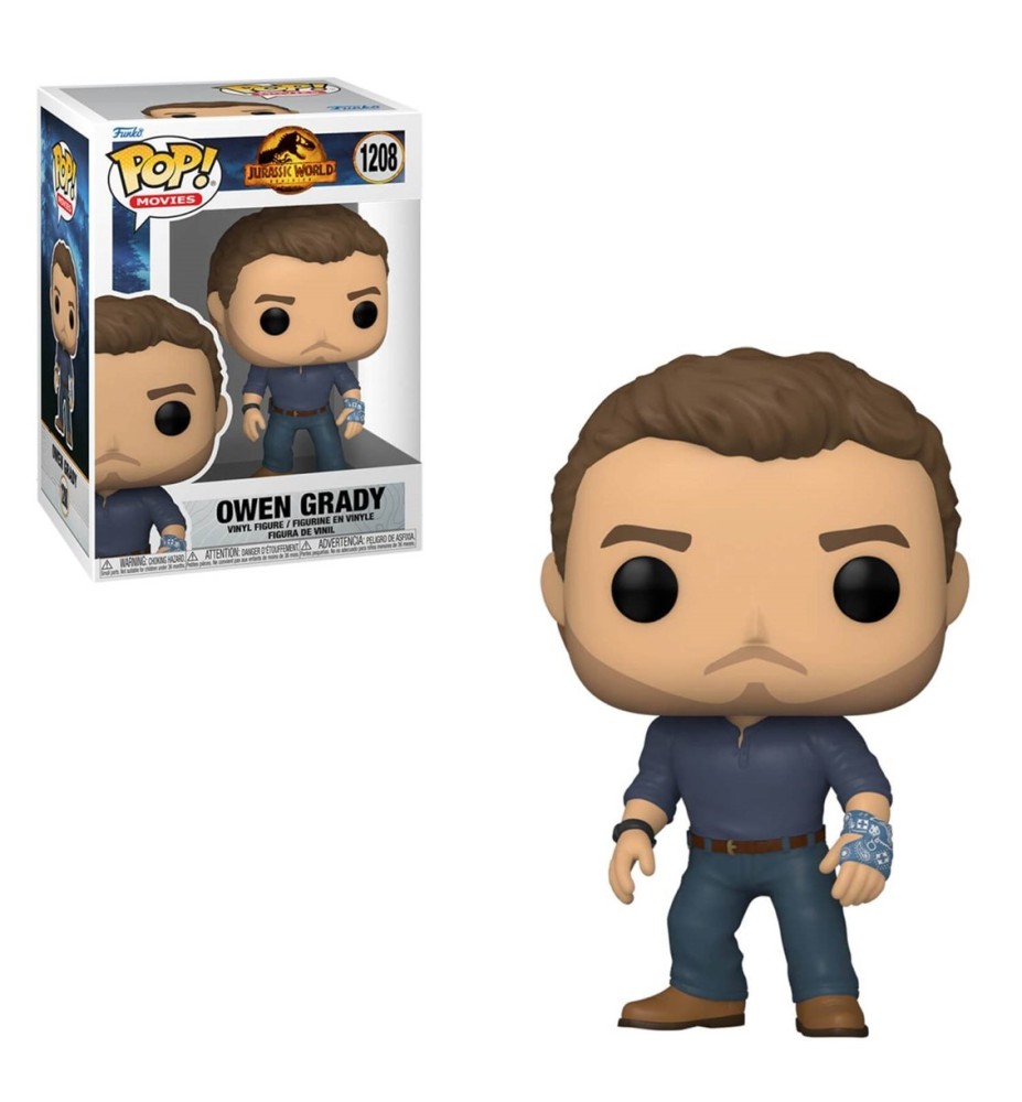 Funko Pop Cine Jurassic Park Jurassic World Dominion Owen Grady 55295