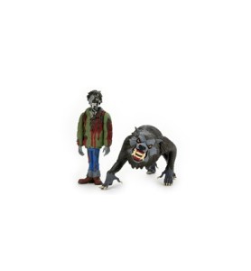 Pack 2 Figuras Neca Toony Terrors Jack And Kessler Wolf Werewolf In London