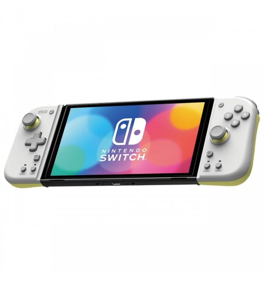 Splitpad Hori Compact Blanco - Amarillo Para Nintendo Switch