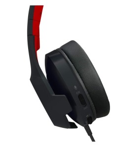 Auriculares Gaming Hori Pro Para Nintendo Switch Jack 3.5mm Negro - Rojo