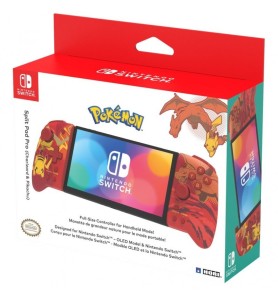 Splitpad Hori Pro Pokémon Pikachu Y Charizard Para Nintendo Switch