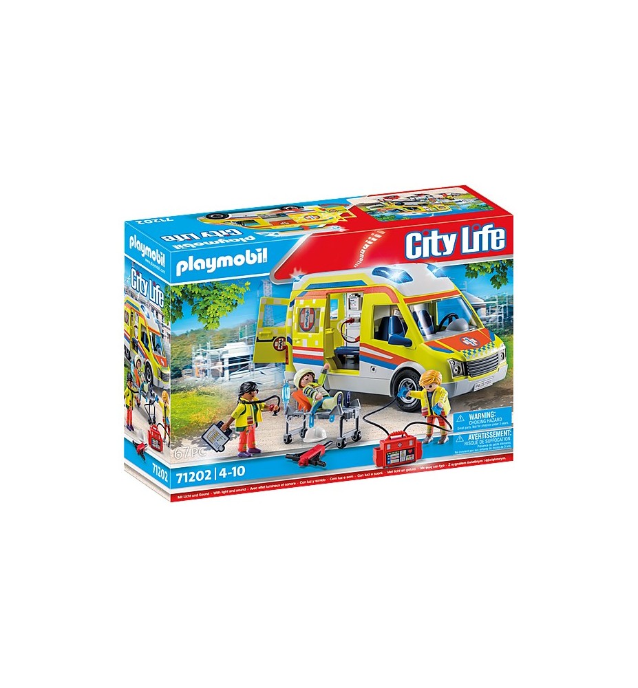 Playmobil Ambulacia Con Luz Y Sonido