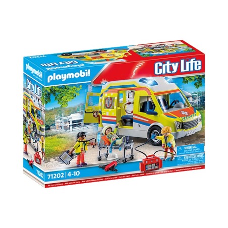 Playmobil Ambulacia Con Luz Y Sonido