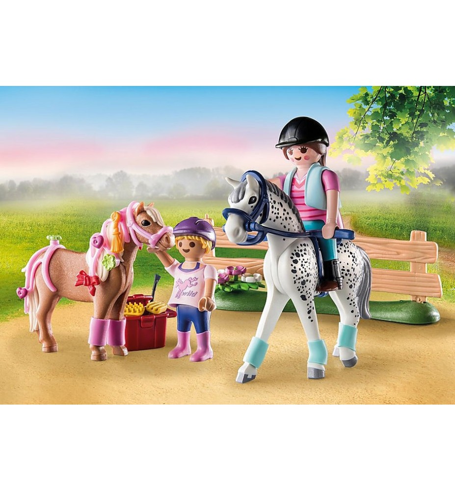 Playmobil Starter Pack Cuidado De Caballos