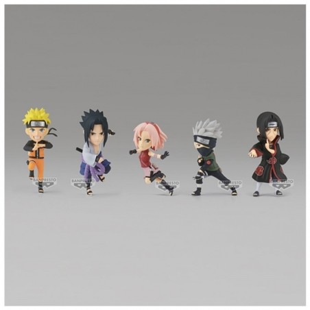 Figura Banpresto Naruto Shippuden World Collectable Figure 7cm Unidad Aleatoria