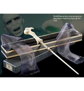 Replica The Noble Collection Harry Potter Varita De Lord Voldemort En Caja De Olivander