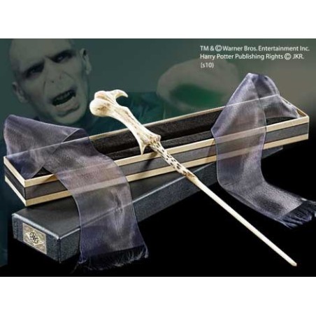 Replica The Noble Collection Harry Potter Varita De Lord Voldemort En Caja De Olivander