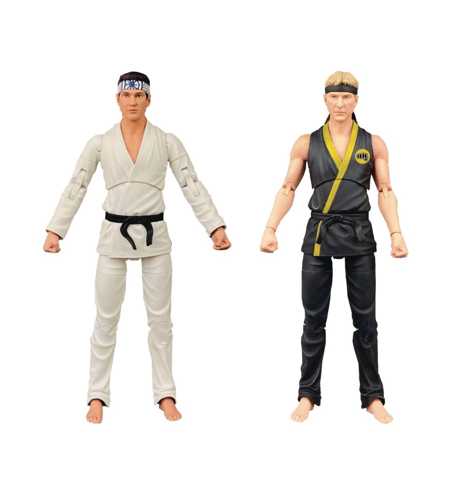 Set 2 Figuras Diamond Collection Cobra Kai All Valley Johnny & Daniel