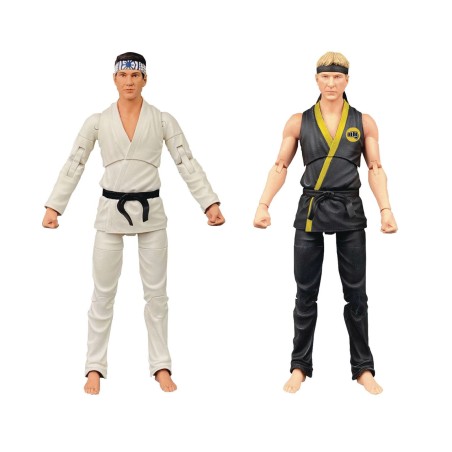 Set 2 Figuras Diamond Collection Cobra Kai All Valley Johnny & Daniel