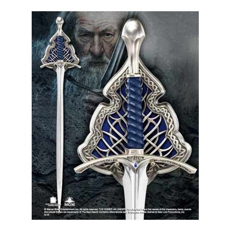 Replica Espada The Noble Collection Gandalf Glamdring Edición Especial Tamaño Real De 120 Cm En Acero