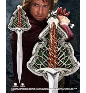 Replica Espada De Acero The Noble Collection El Hobbit Bilbo Baggin Dardo Tamaño Real 55 Cm