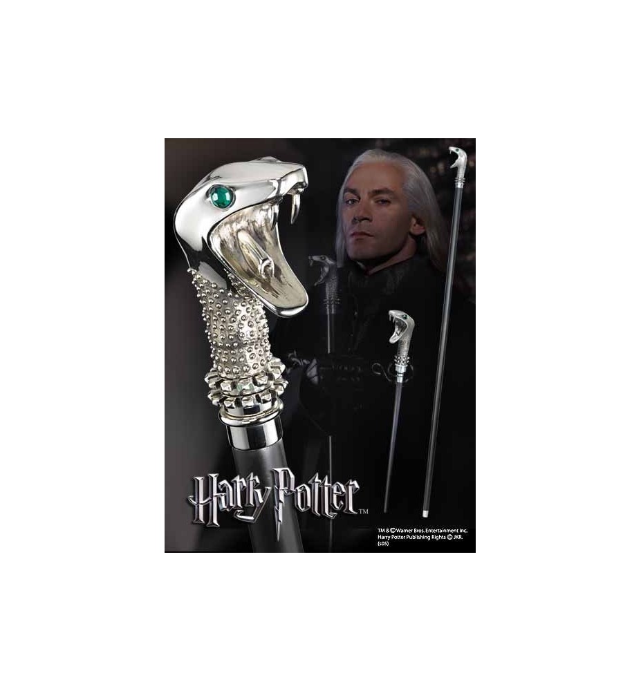 Replica The Noble Collection Harry Potter Lucius Malfoy Baston Con Varita Oculta 116 Cm