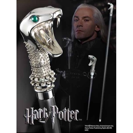 Replica The Noble Collection Harry Potter Lucius Malfoy Baston Con Varita Oculta 116 Cm