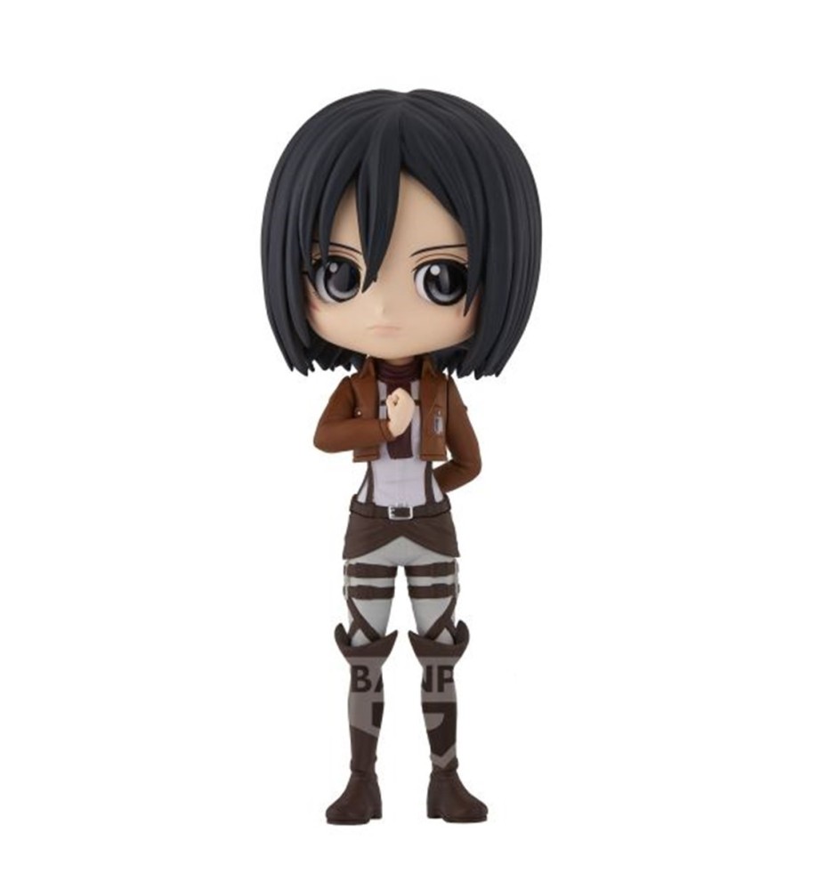 Figura Banpresto Q Posket Ataque A Los Titanes Mikasa Ackerman 14cm