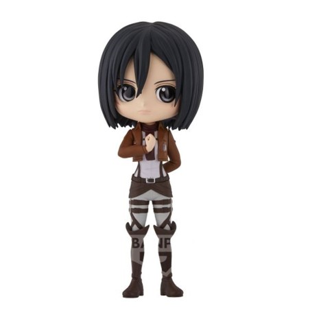 Figura Banpresto Q Posket Ataque A Los Titanes Mikasa Ackerman 14cm