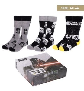 Pack Calcetines 3 Piezas Star Wars Talla 40 -  46