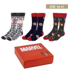 Pack Calcetines 3 Piezas Marvel Talla 36 -  41