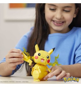 Figura Mattel Mega Construx Construye Y Muestra Pikachu