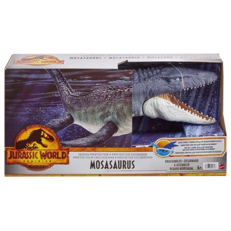 Figura Mattel Jurassic World Mosasaurus Defensor Del Océano