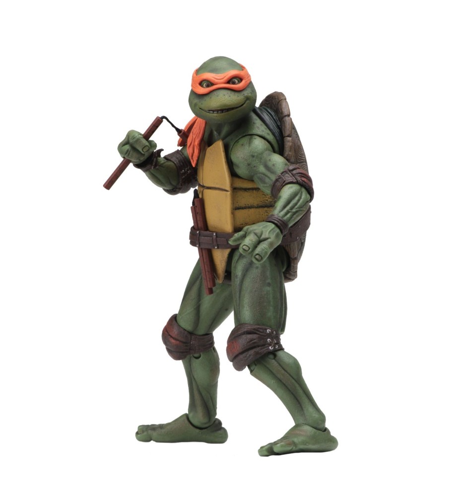 Figura Neca Las Tortugas Ninja Pelicula 1990 Michelangelo