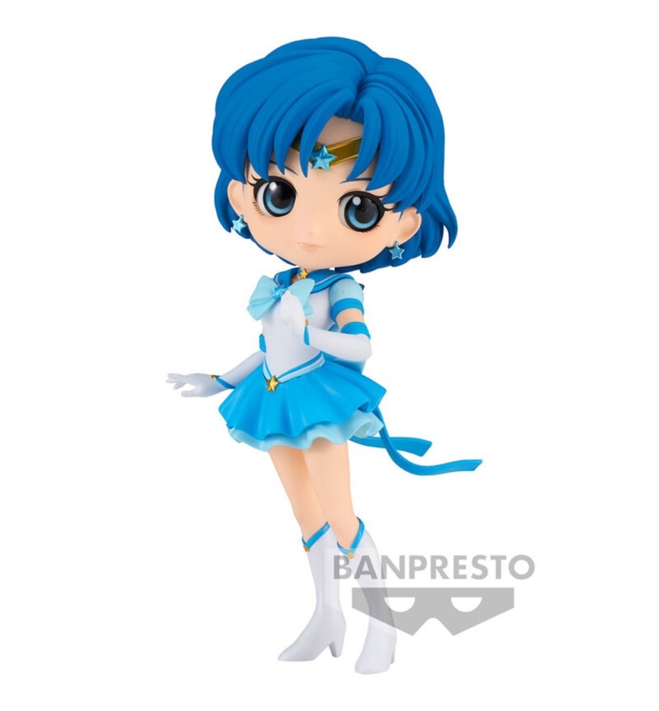 Figura Banpresto Q Posket Sailor Moon Cosmos Sailor Mercury Ami Mizuno Ver.b 14cm