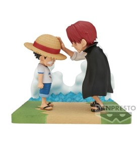 Figura Banpresto One Piece World Collectable Figure Log Stories Monkey D. Luffy & Shanks 7cm