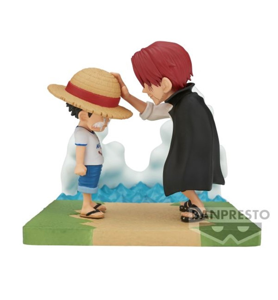 Figura Banpresto One Piece World Collectable Figure Log Stories Monkey D. Luffy & Shanks 7cm