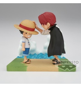 Figura Banpresto One Piece World Collectable Figure Log Stories Monkey D. Luffy & Shanks 7cm