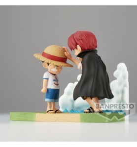 Figura Banpresto One Piece World Collectable Figure Log Stories Monkey D. Luffy & Shanks 7cm