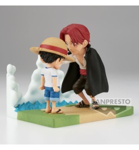 Figura Banpresto One Piece World Collectable Figure Log Stories Monkey D. Luffy & Shanks 7cm