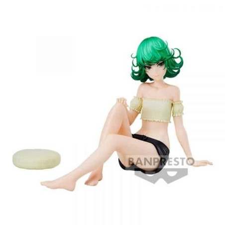 Figura Banpresto One Punch Man Relax Time Terrible Tornado 10cm