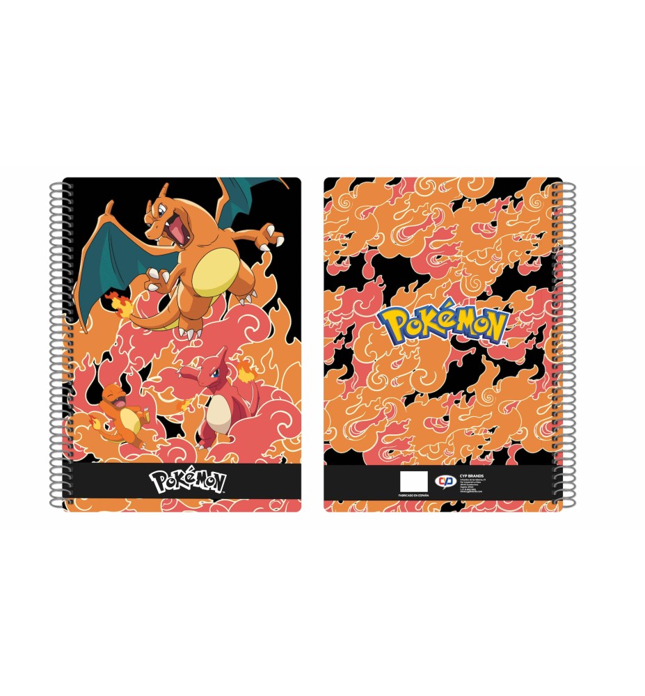 Cuaderno Folio Cyp Brands 80 Hojas Pokémon Charmander