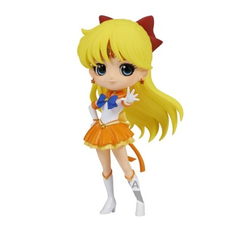 Figura Banpresto Q Posket Sailor Moon Cosmos The Movie Sailor Venus Ver.a 14cm