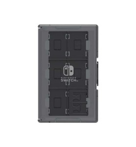 Estuche Hori Nintendo Switch Negro Separador -  10 Cartuchos -  Rigida