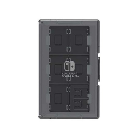 Estuche Hori Nintendo Switch Negro Separador -  10 Cartuchos -  Rigida