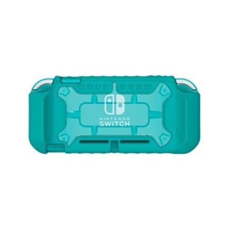 Carcasa Hori Nintendo Switch Hibrida Turquesa Tpu -  Duraflexi -  Resistente Y Flexible